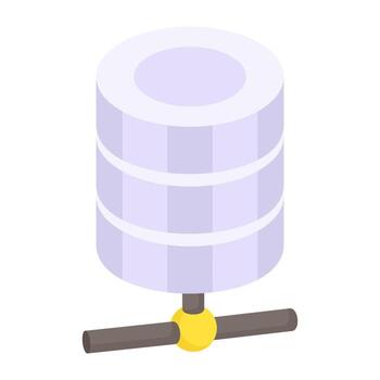 un icono diseño de db red vector