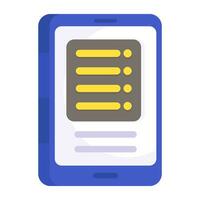 Perfect design icon of mobile menu vector