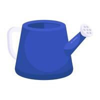 An icon design of watering can vector