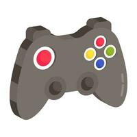 Modern design icon of gamepad vector