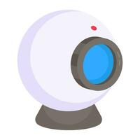 A modern technology icon of webcam vector