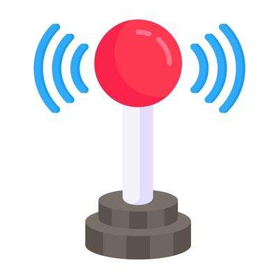 Modern design icon of signal tower
