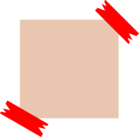 Paper note wite tape icon png