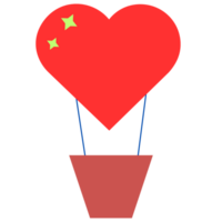 balloons with heart shape png