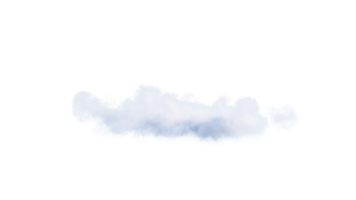 White Clouds PNG Alpha. 3d illustration