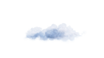 wit wolken PNG alfa. 3d illustratie