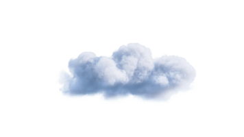 wit wolken PNG alfa. 3d illustratie