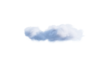 wit wolken PNG alfa. 3d illustratie