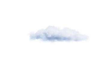 Weiß Wolken png Alpha. 3d Illustration