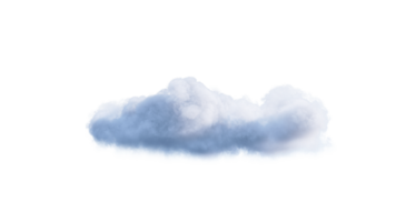 Weiß Wolken png Alpha. 3d Illustration