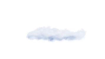 Weiß Wolken png Alpha. 3d Illustration