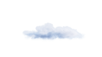 wit wolken PNG alfa. 3d illustratie