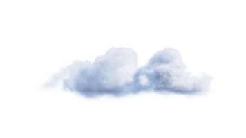 blanc des nuages png alpha. 3d illustration