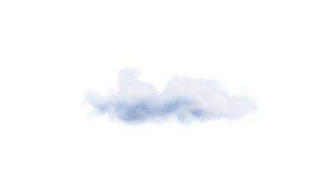 Weiß Wolken png Alpha. 3d Illustration