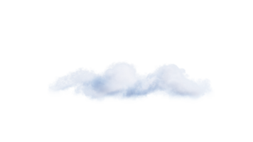 wit wolken PNG alfa. 3d illustratie