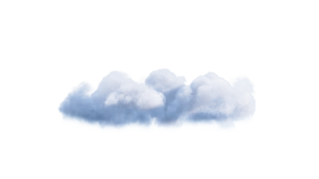 wit wolken PNG alfa. 3d illustratie