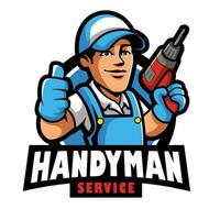 Handyman Services Emblem vector