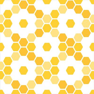 seamless flower hexagonal pattern, beehive honeycomb shape, fashion geometric design, pattern for wallpaper, wrapping, fabric, apparel, production, printing, vector illustration