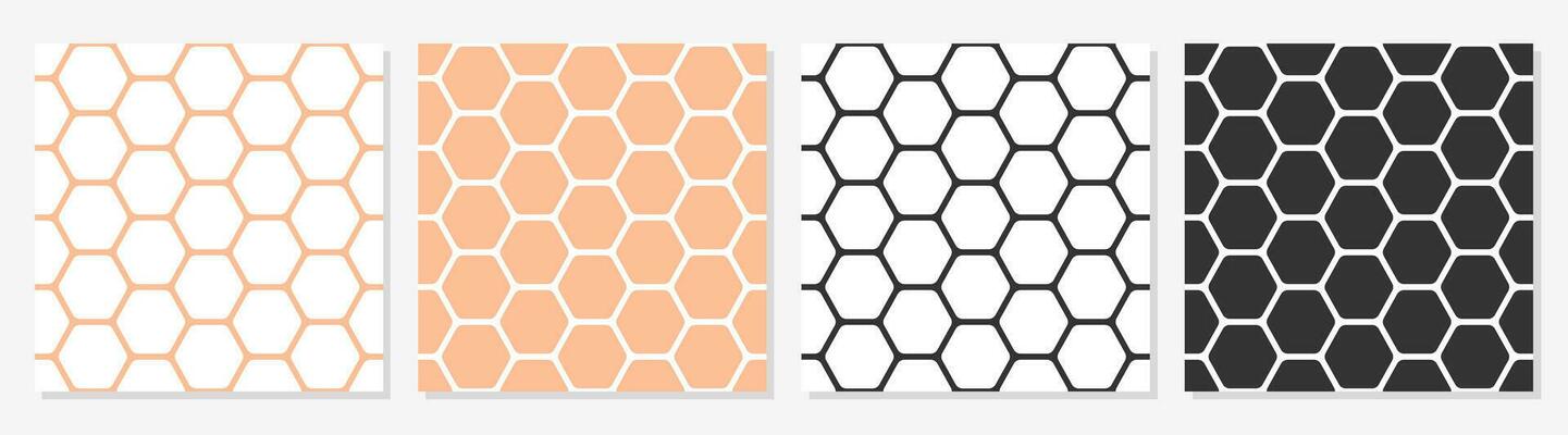 seamless beehive honeycomb pattern, hexagonal fashion geometric symmetry design, pattern for wallpaper, wrapping, fabric, apparel, production, printing, vector illustration