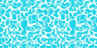 water surface seamless pattern, rippled water reflections, pool backdrop, flat cartoon sea background style, water surface beach or pool party texture, vector illustration