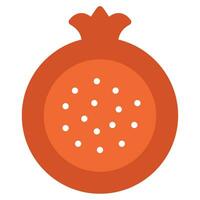 Pomegranate icon illustration for web, app, infographic, etc vector