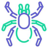 tarántula icono ilustración para web, aplicación, infografía, etc vector