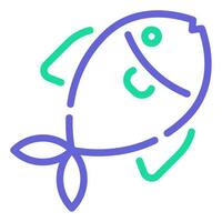 Fish Icon Illustration for web, app, infographic, etc vector