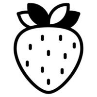 Strawberry icon illustration for web, app, infographic, etc vector
