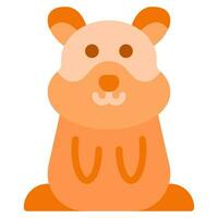 Hamster Icon Illustration for web, app, infographic, etc vector