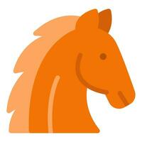 caballo icono ilustración para web, aplicación, infografía, etc vector