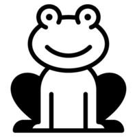 Frog Icon Illustration for web, app, infographic, etc vector