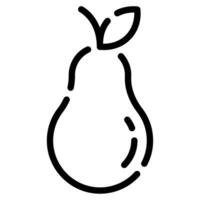 Pear icon illustration for web, app, infographic, etc vector