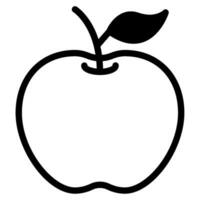 manzana icono ilustración para web, aplicación, infografía, etc vector