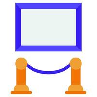 Exhibit Icon Illustration for web, app, infographic, etc vector