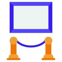 Exhibit Icon Illustration for web, app, infographic, etc vector