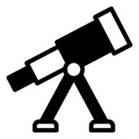 Telescope Icon Illustration for web, app, infographic, etc vector