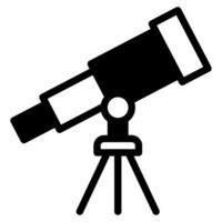 Telescope icon illustration for web, app, infographic, etc vector