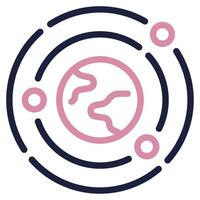 Orbit icon illustration for web, app, infographic, etc vector