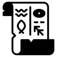 Hieroglyphics Icon Illustration for web, app, infographic, etc vector