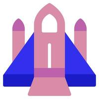 Spaceship icon illustration for web, app, infographic, etc vector