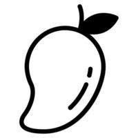 mango icono ilustración para web, aplicación, infografía, etc vector