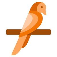 Budgie Icon Illustration for web, app, infographic, etc vector