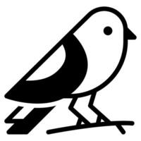 pájaro icono ilustración para web, aplicación, infografía, etc vector