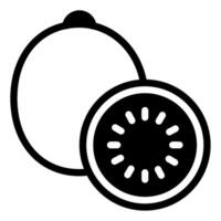 kiwi icono ilustración para web, aplicación, infografía, etc vector