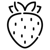 Strawberry icon illustration for web, app, infographic, etc vector