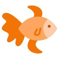 Goldfish Icon Illustration for web, app, infographic, etc vector