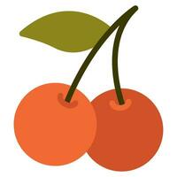 Cherry icon illustration for web, app, infographic, etc vector