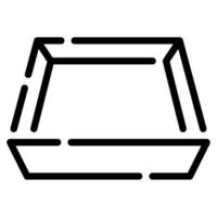 Baking Pan icon illustration for web, app, infographic, etc vector