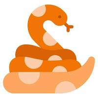 serpiente icono ilustración para web, aplicación, infografía, etc vector