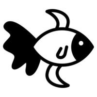 Goldfish Icon Illustration for web, app, infographic, etc vector